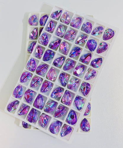 B21_ Laser water drop crystal-10*14mm-pre order